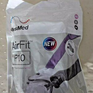 COPY - COPY - ResMed 62910 AirFit P10 Nasal Pillows System Sealed XS S M - FACT…